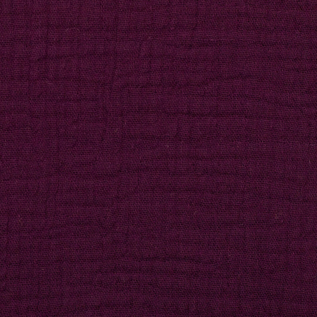 Musselin/Double Gauze "Jenke" von Swafing - aubergine