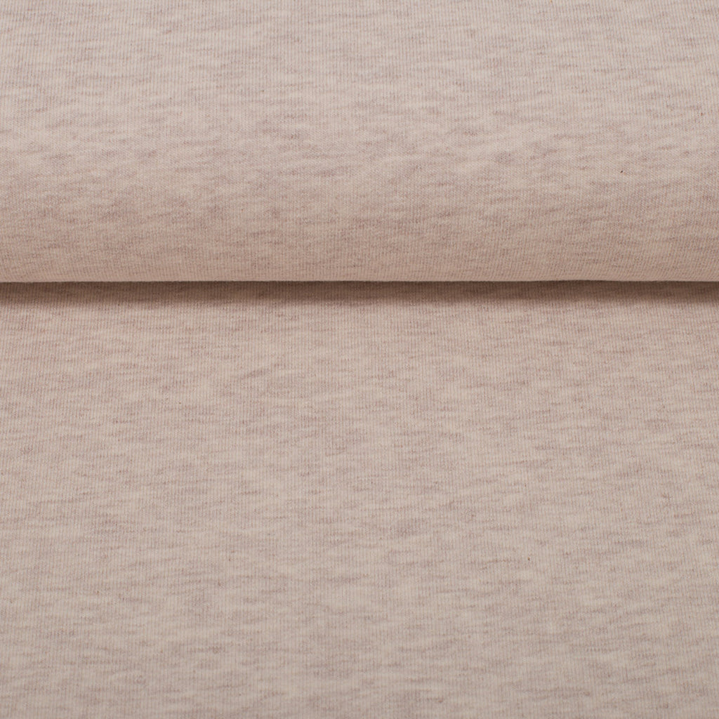 Jersey Melange Basic - naturweiß / Stoff "Vanessa" von Swafing