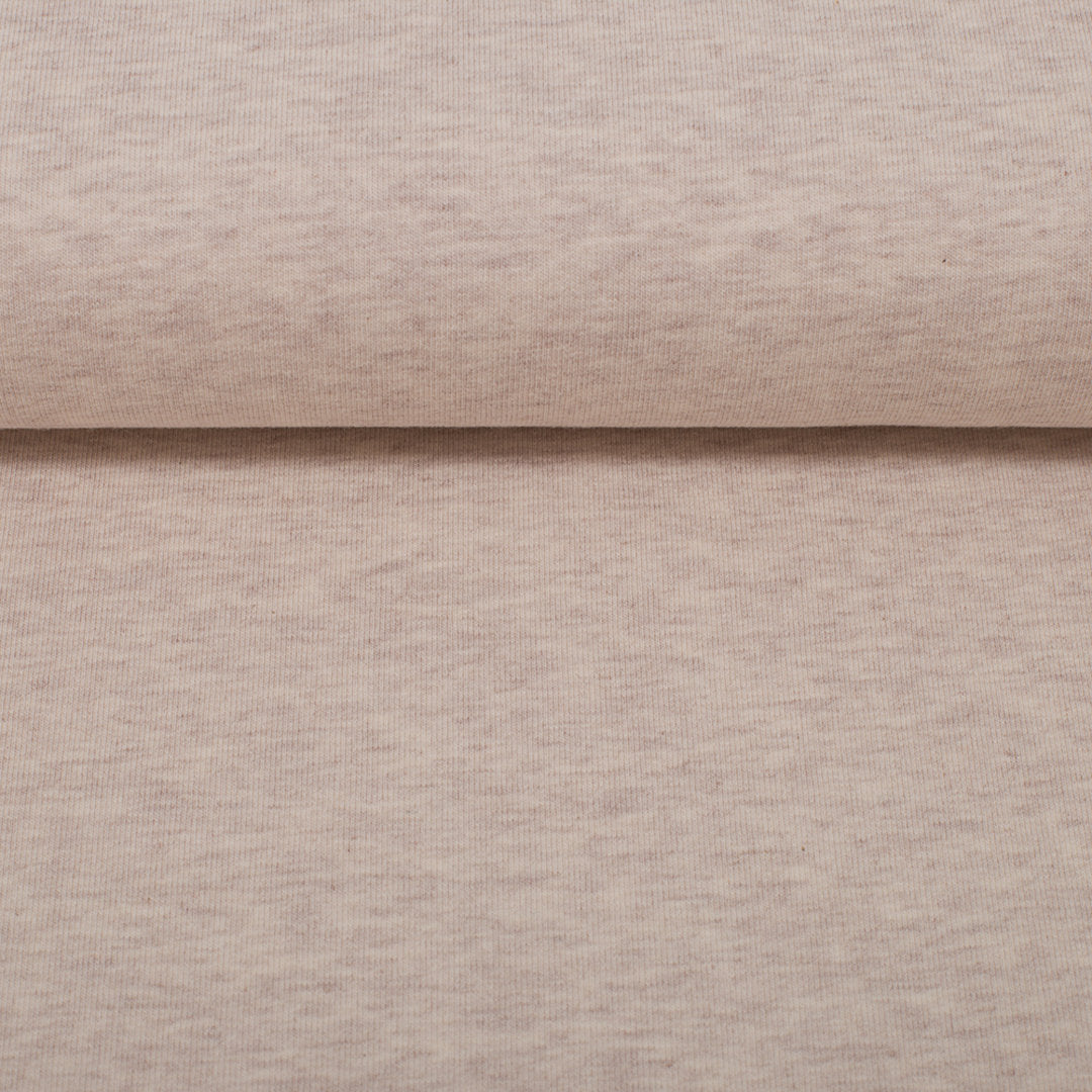 Jersey Melange Basic - naturweiß / Stoff "Vanessa" von Swafing