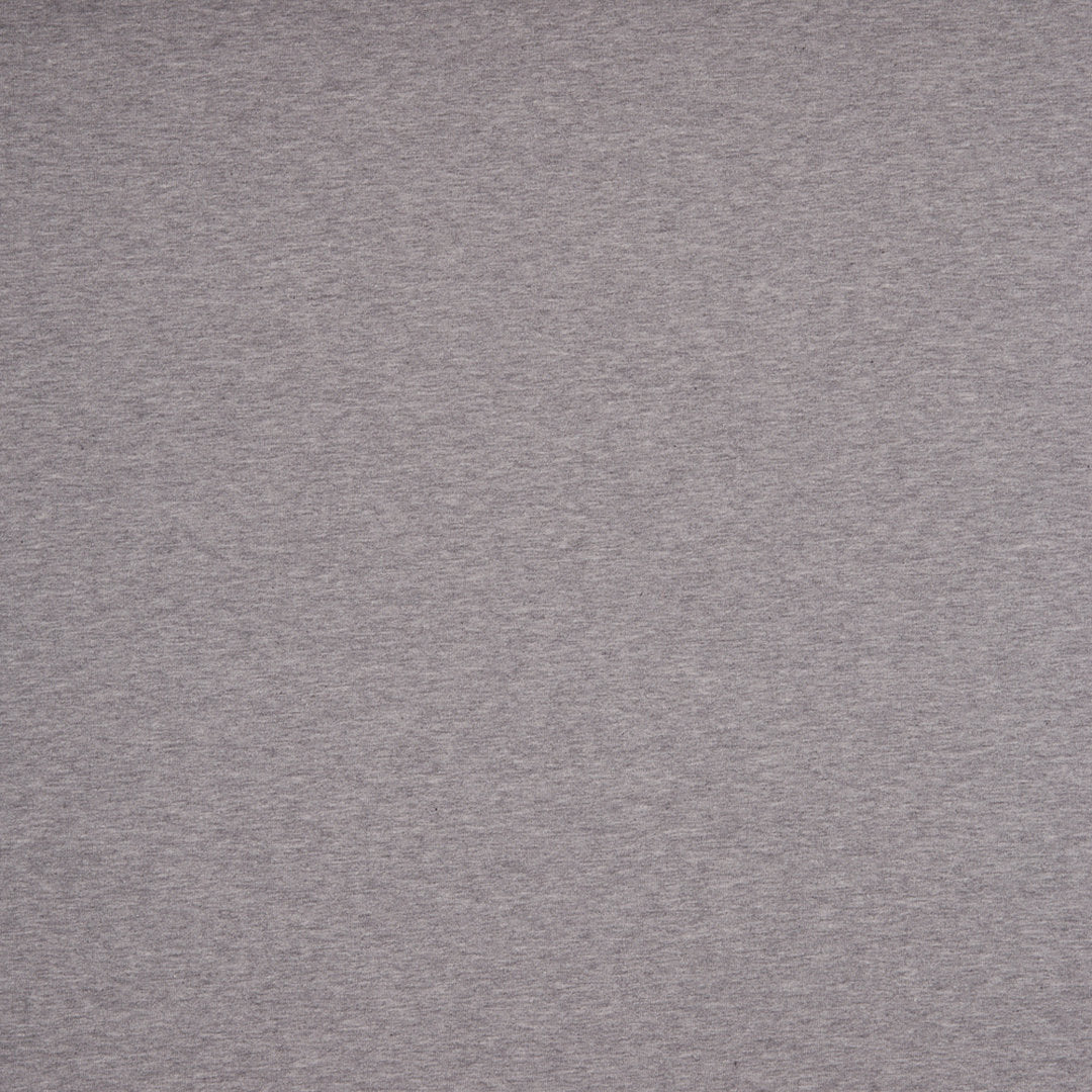 Jersey Melange Basic - hellgrau / Stoff "Vanessa" von Swafing