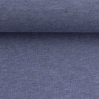 Jersey Melange Basic - mittelblau / Stoff "Vanessa" von Swafing