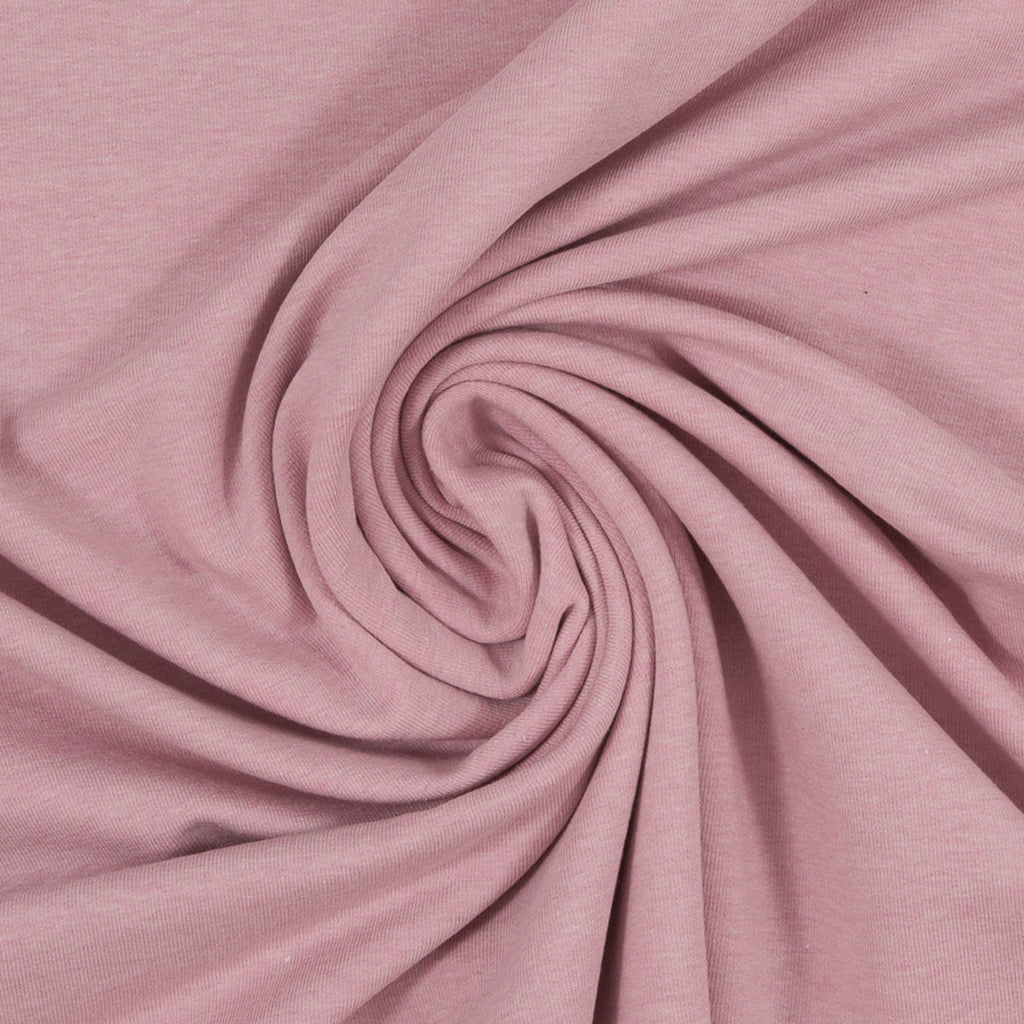 Jersey Melange Basic - rosa / Stoff "Vanessa" von Swafing
