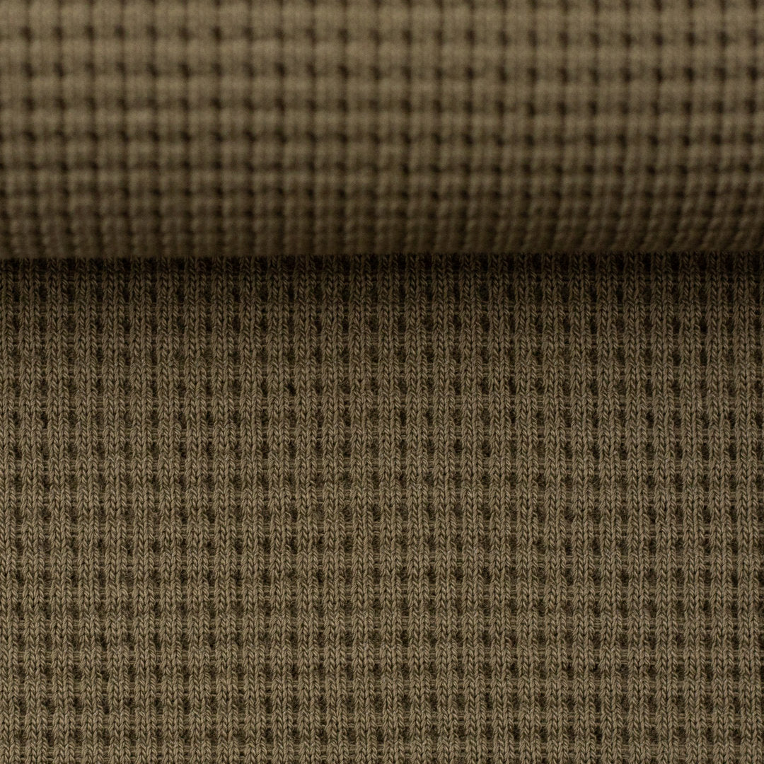 Waffelstrick Oslo Swafing - khaki