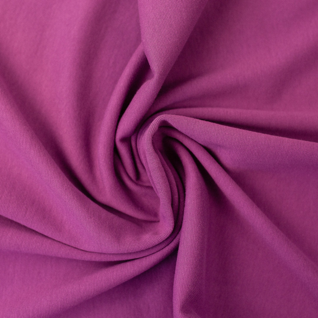 Bündchen Uni Basic - fuchsia / Stoff "Heike" von Swafing *Videovorstellung*