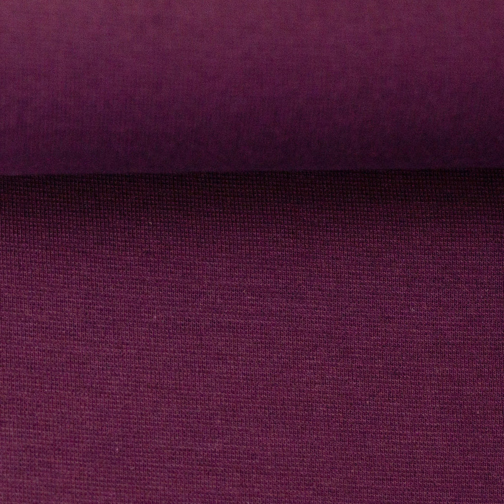 Bündchen Uni Basic - aubergine / Stoff "Heike" von Swafing *Videovorstellung*