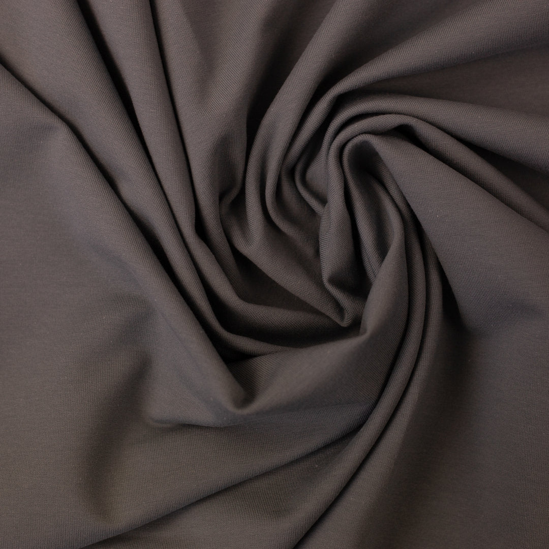 Jersey Uni Basic - taupe / Stoff "Vanessa" von Swafing *Videovorstellung*