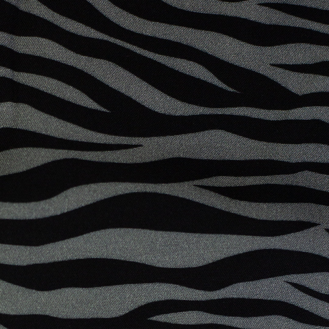 Viskose Webware "Mara" von Swafing - Zebra grau/schwarz *Videovorstellung*