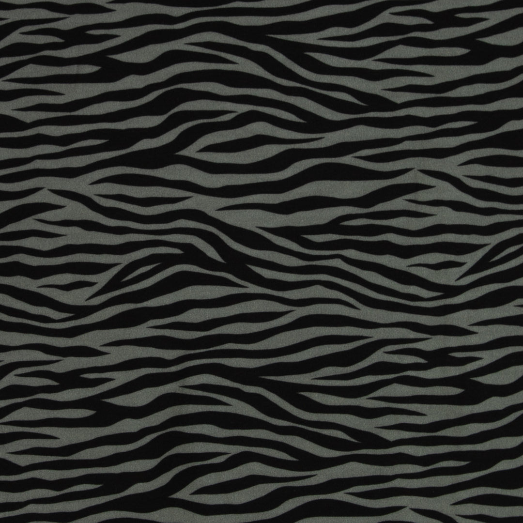 Viskose Webware "Mara" von Swafing - Zebra grau/schwarz *Videovorstellung*