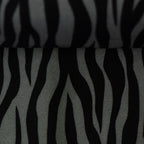 Viskose Webware "Mara" von Swafing - Zebra grau/schwarz *Videovorstellung*