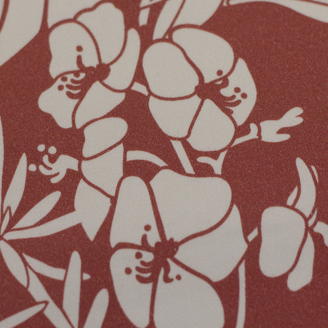 Baumwollstretch gemustert altrosa Swafing - "Bloom" Design by Käselotti *Videovorstellung*