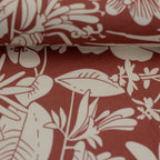 Baumwollstretch gemustert altrosa Swafing - "Bloom" Design by Käselotti *Videovorstellung*