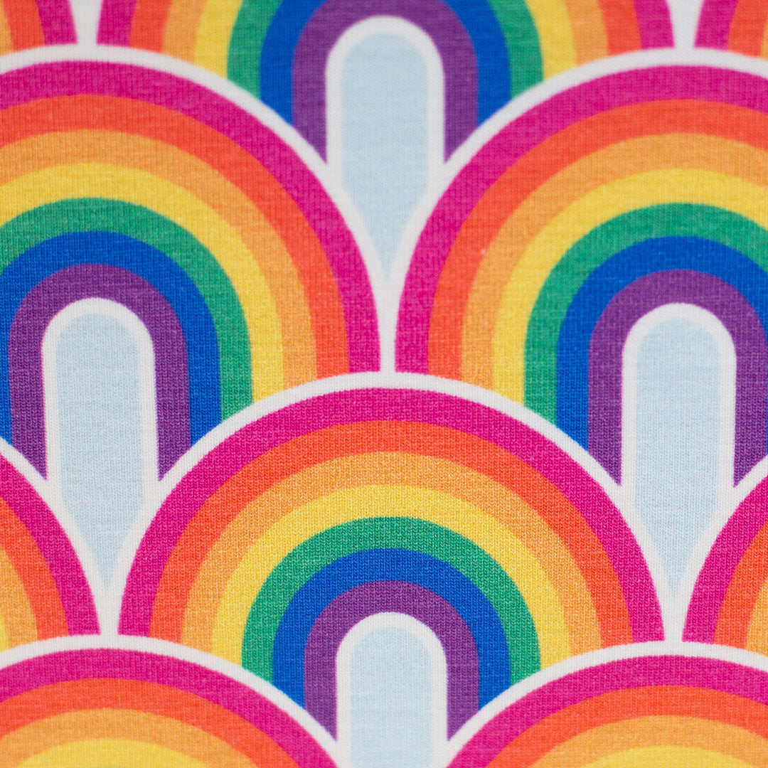 Jersey Swafing - Rainbows by lycklig design, bunt *Videovorstellung*