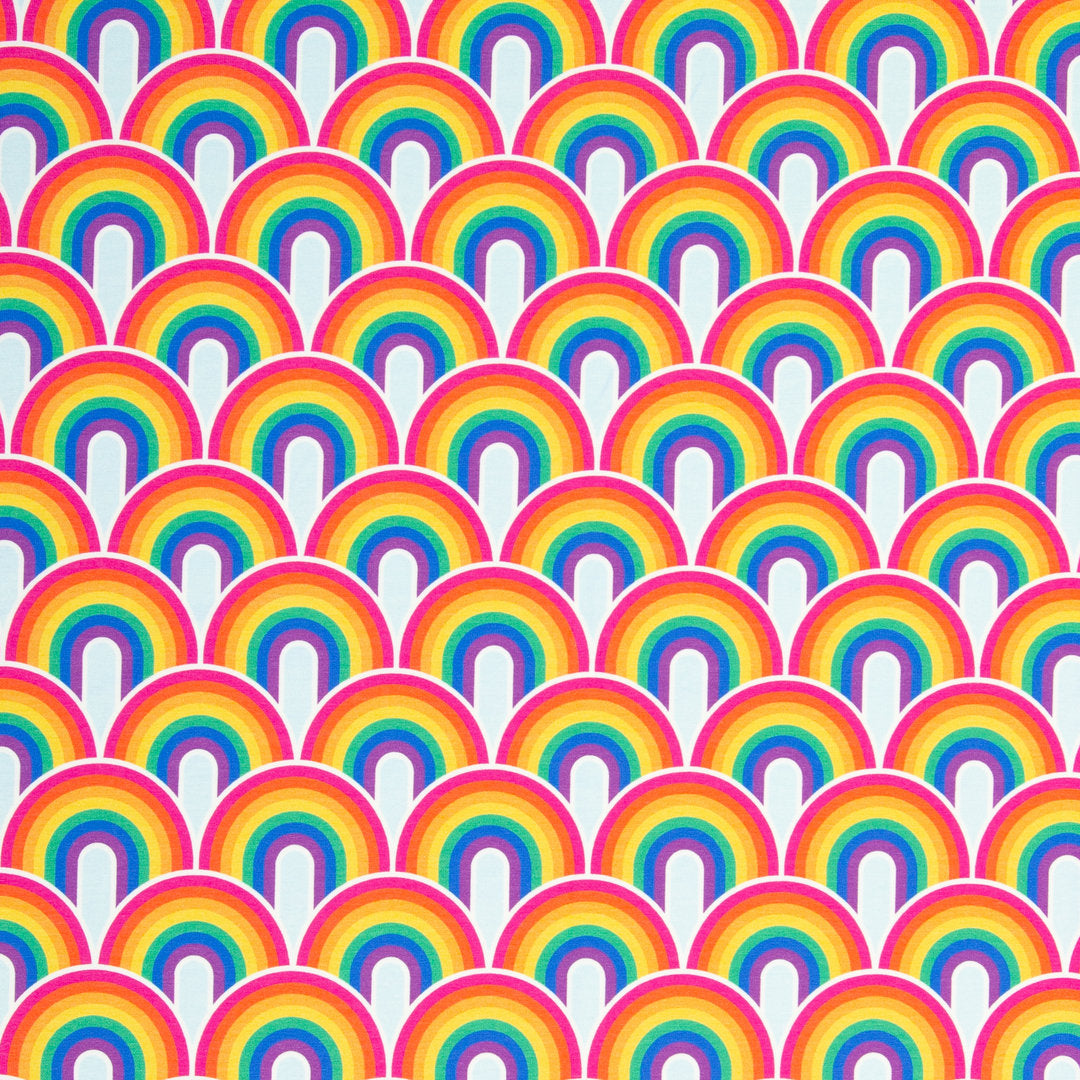 Jersey Swafing - Rainbows by lycklig design, bunt *Videovorstellung*