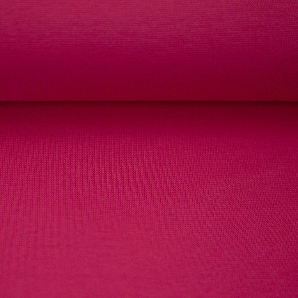 Bündchen Uni Basic - pink / Stoff "Heike" von Swafing