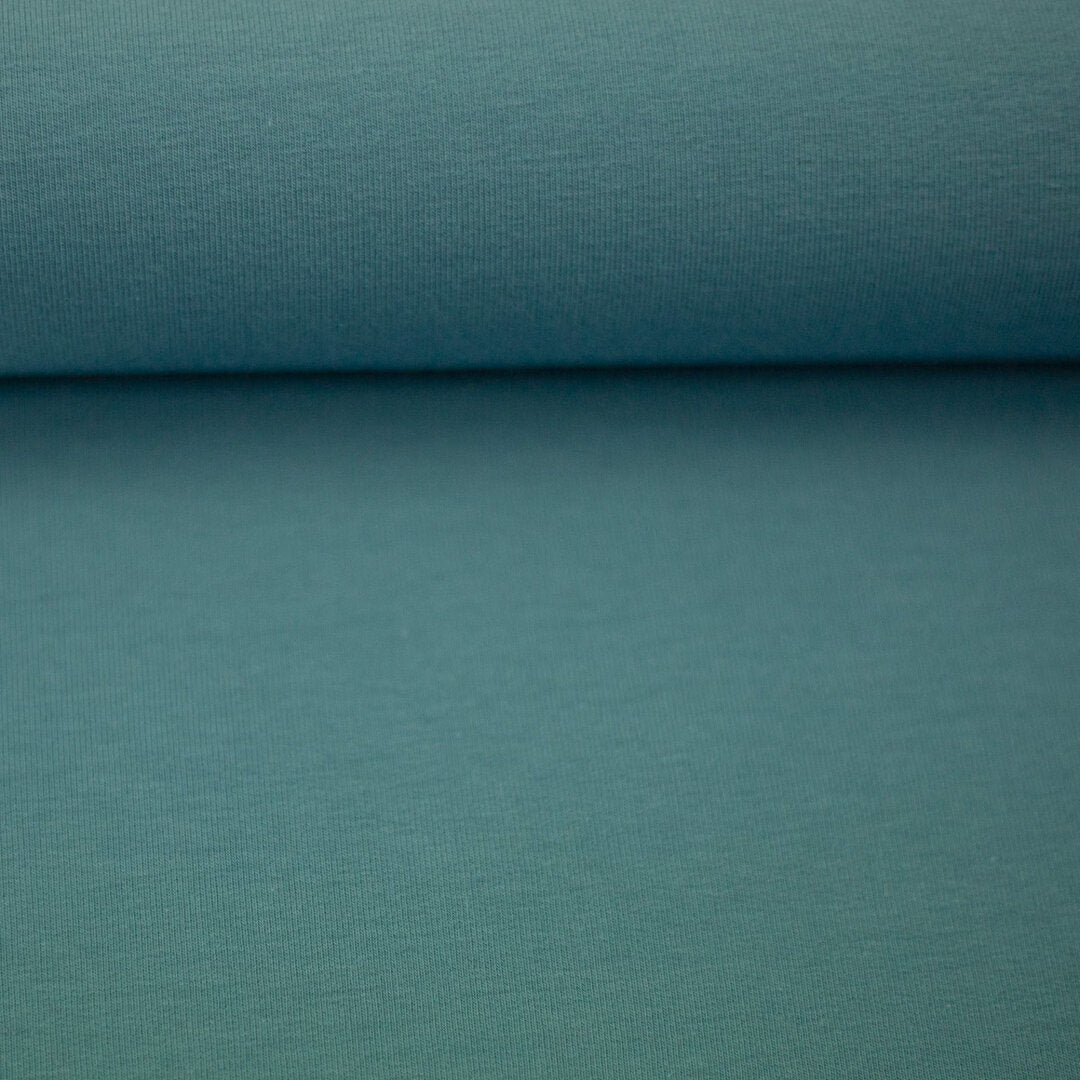 Sweat Uni Basic - taubenblau / Stoff "Eike" von Swafing
