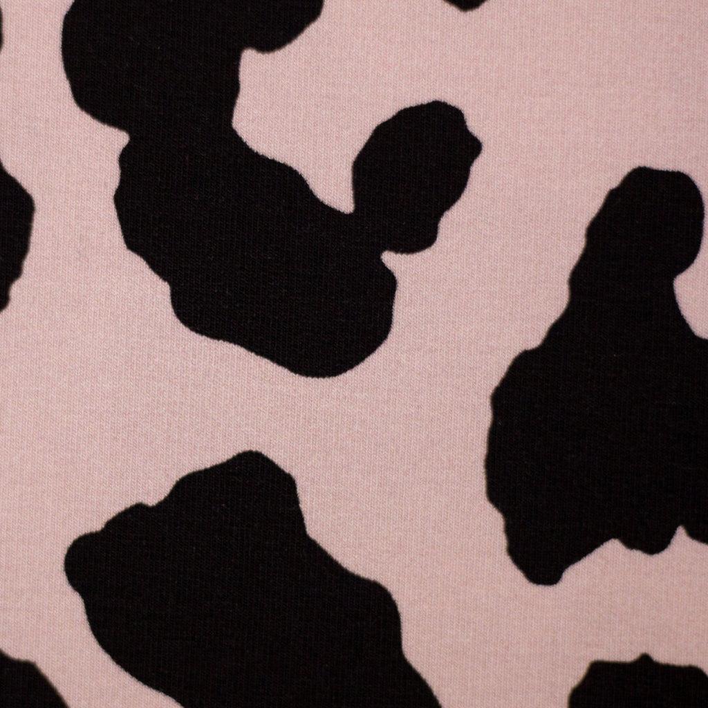 Modal French Terry "Aislingen" Swafing - animalprint nude/schwarz