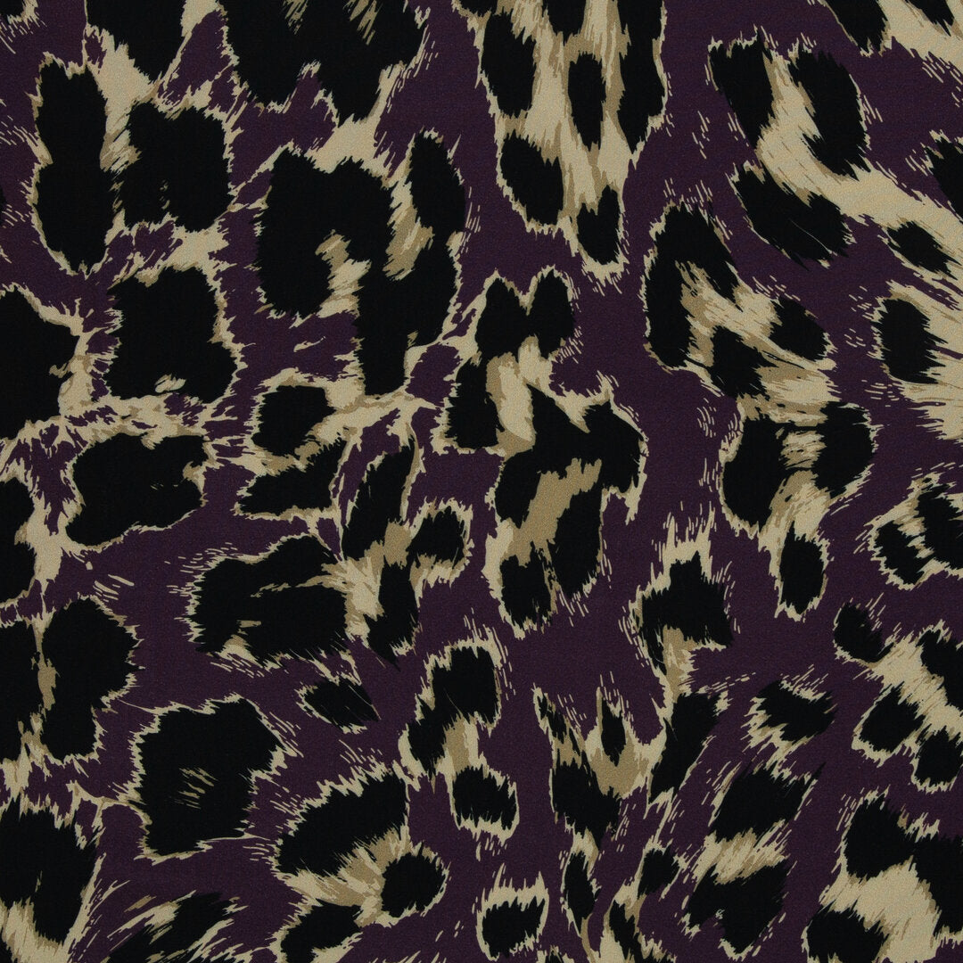 Viskose Webware Geoluxe Leo by Kibadoo - purple