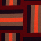 Viskose Webware Geoluxe Braid Stripe by Kibadoo - rot/koralle