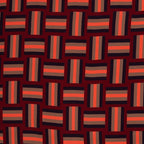 Viskose Webware Geoluxe Braid Stripe by Kibadoo - rot/koralle