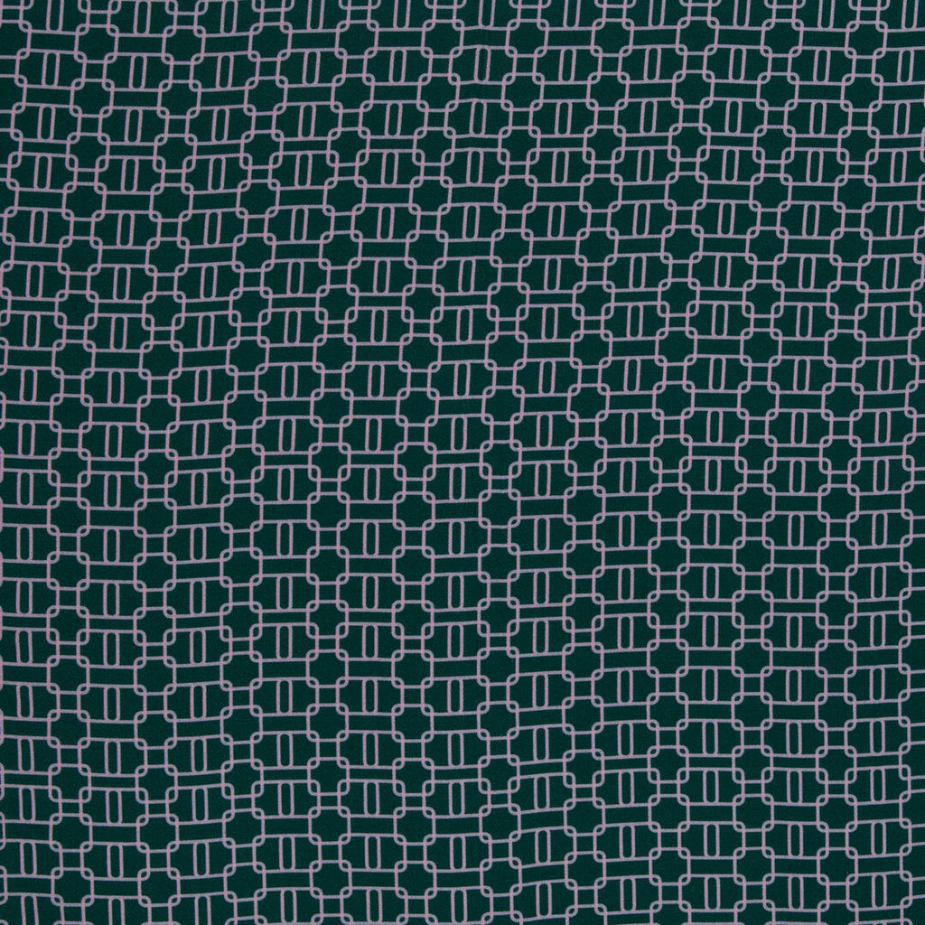 Viskose Webware Geoluxe Chain Twist by Kibadoo - grün/rosa