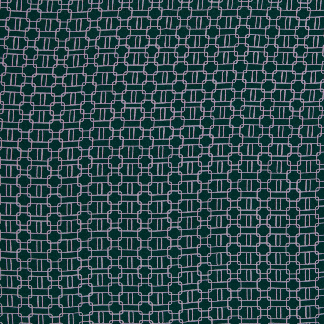 Viskose Webware Geoluxe Chain Twist by Kibadoo - grün/rosa
