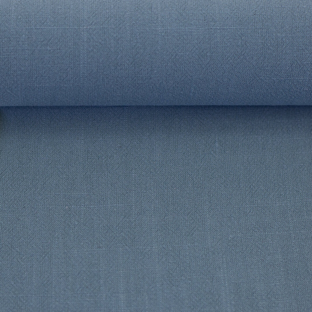Leinen Viskose Slub uni "Lissabon" von Swafing - rauchblau