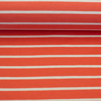 Jersey "Isa" von Swafing - Streifen orange/weiß