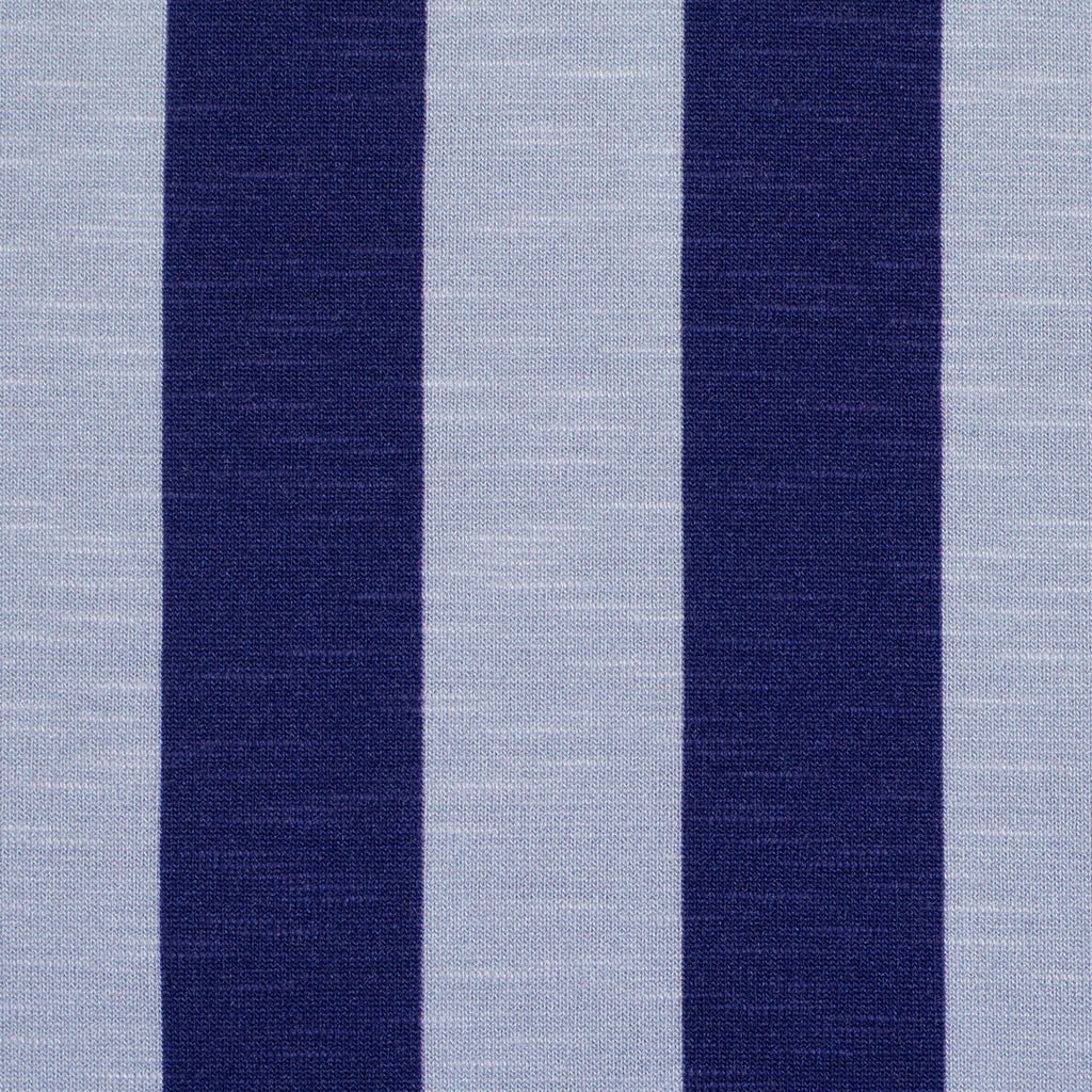 Viskosejersey "Happy Stripes" by Cherry Picking, Swafing - hellblau/dunkelblau