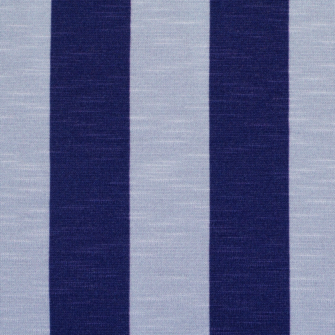 Viskosejersey "Happy Stripes" by Cherry Picking, Swafing - hellblau/dunkelblau
