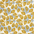 Canvas Swafing - Dots & Leaves by Emjo Design senf