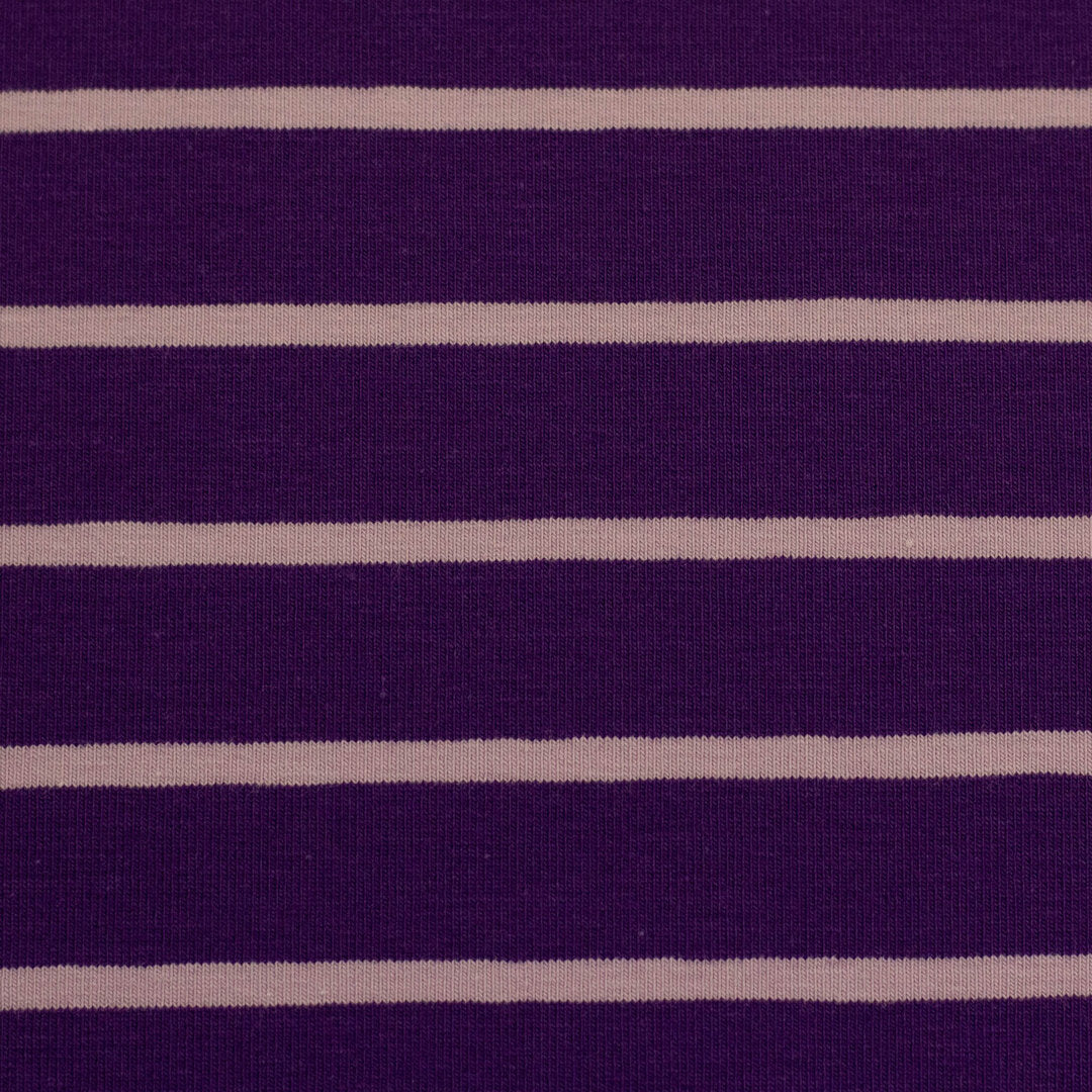 Jersey "Isa" von Swafing - Streifen violet/flieder
