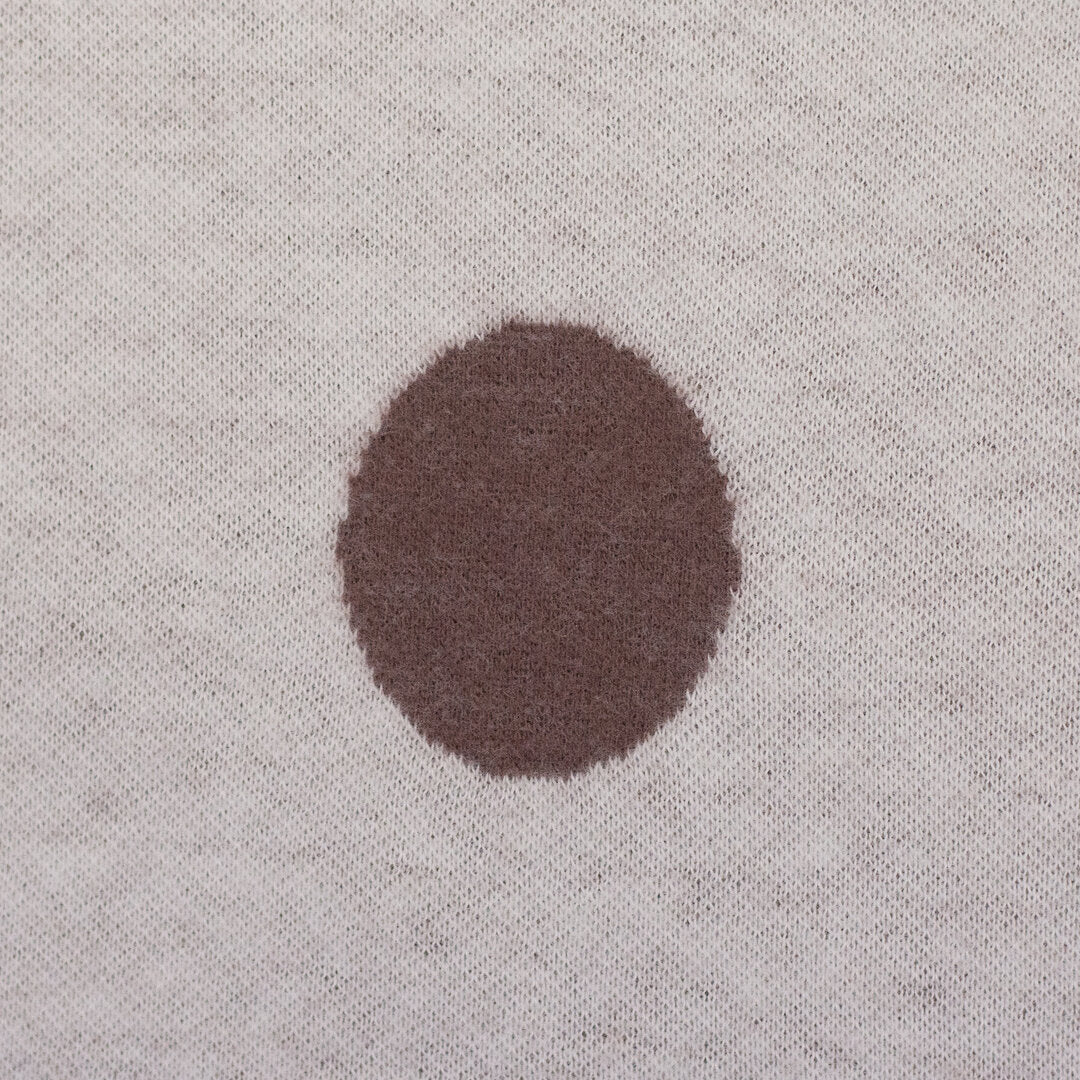 Jacquard Jersey "Emily" Swafing - Tupfen peppercorn/naturweiß