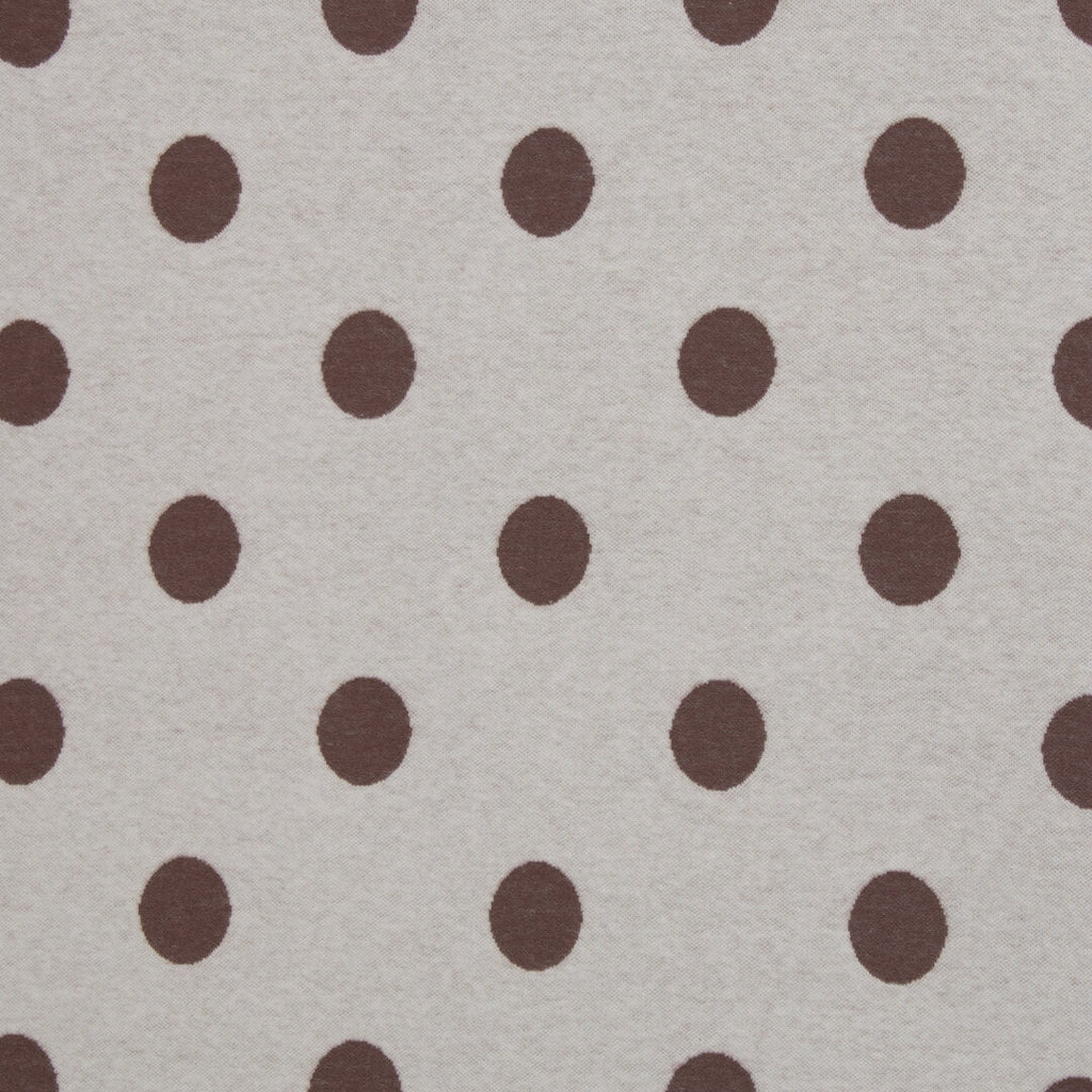 Jacquard Jersey "Emily" Swafing - Tupfen peppercorn/naturweiß