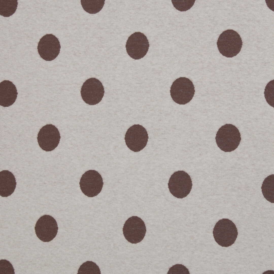 Jacquard Jersey "Emily" Swafing - Tupfen peppercorn/naturweiß