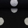Jacquard Jersey "Emily" Swafing - Tupfen naturweiß/schwarz