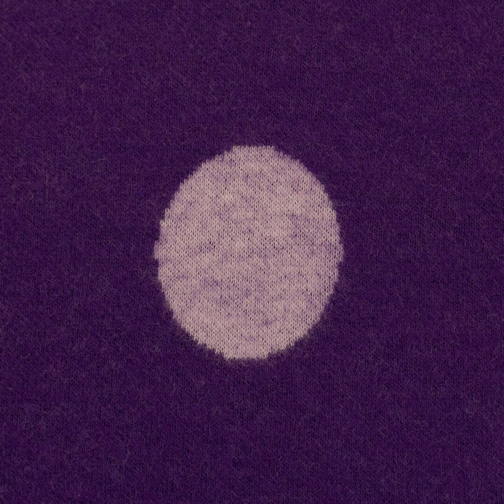 Jacquard Jersey "Emily" Swafing - Tupfen lavender frost/petunia
