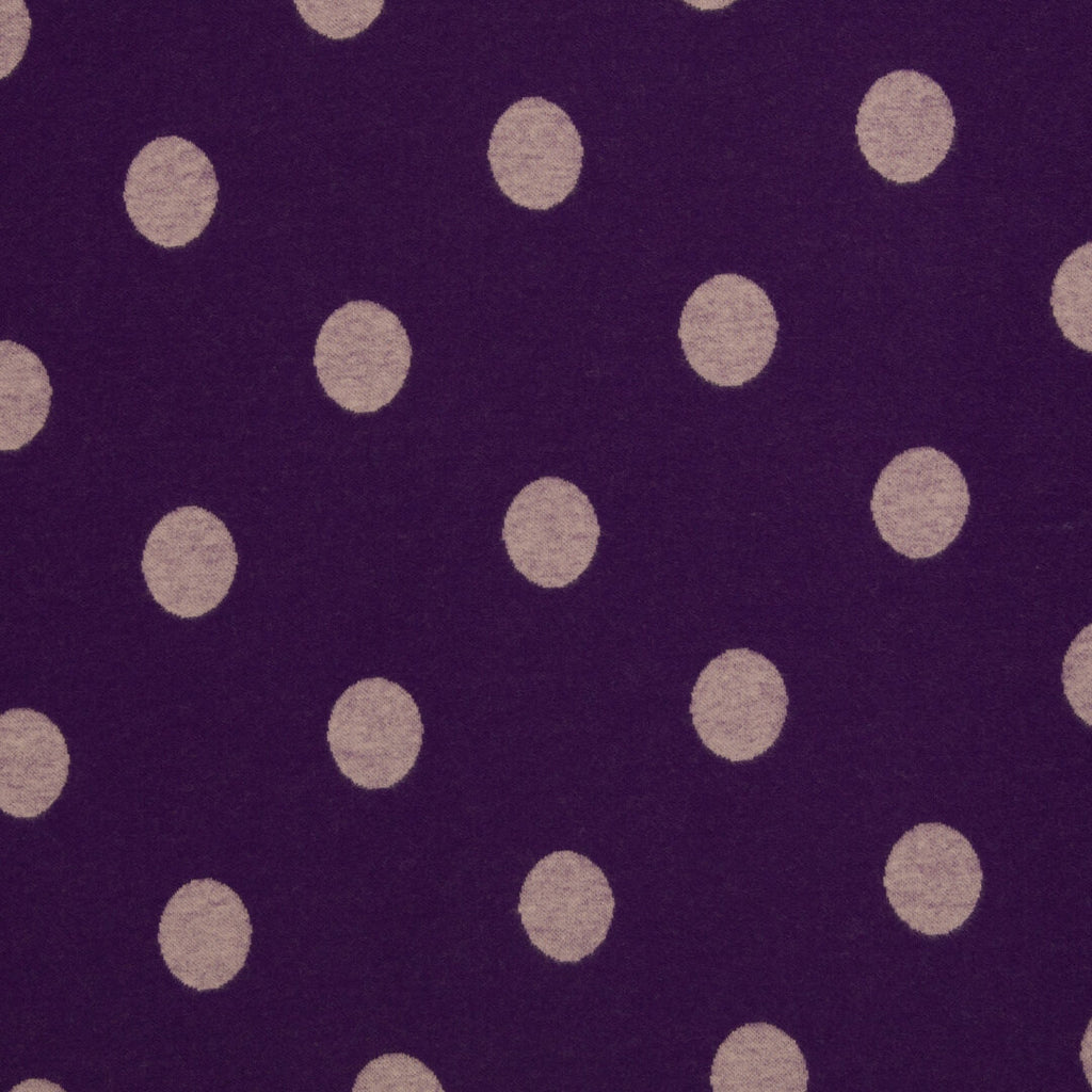 Jacquard Jersey "Emily" Swafing - Tupfen lavender frost/petunia