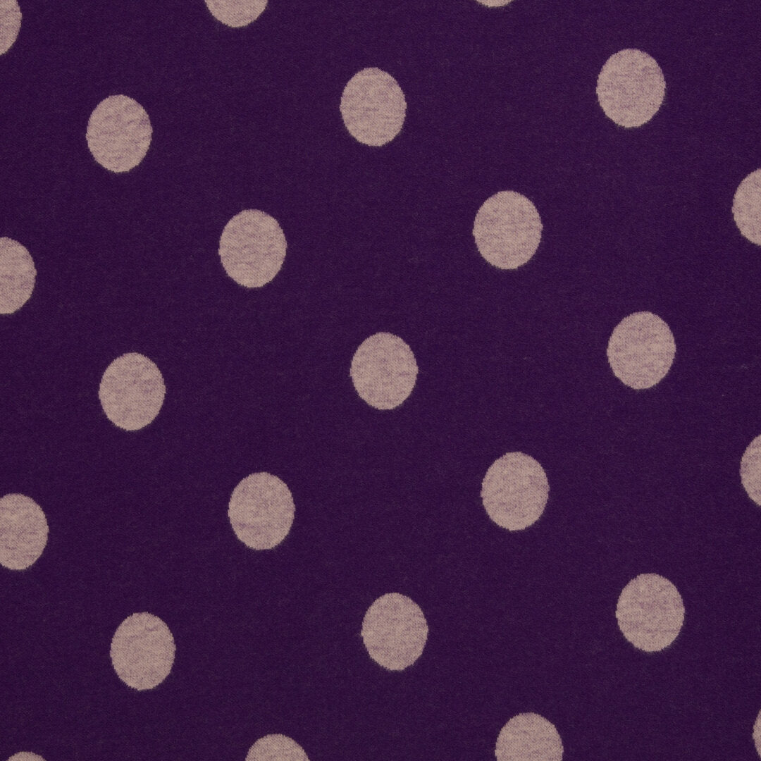 Jacquard Jersey "Emily" Swafing - Tupfen lavender frost/petunia