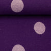 Jacquard Jersey "Emily" Swafing - Tupfen lavender frost/petunia