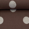 Jacquard Jersey "Emily" Swafing - Tupfen peppercorn/naturweiß