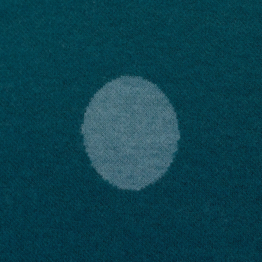 Jacquard Jersey "Emily" Swafing - Tupfen provincial blue/gulf coast
