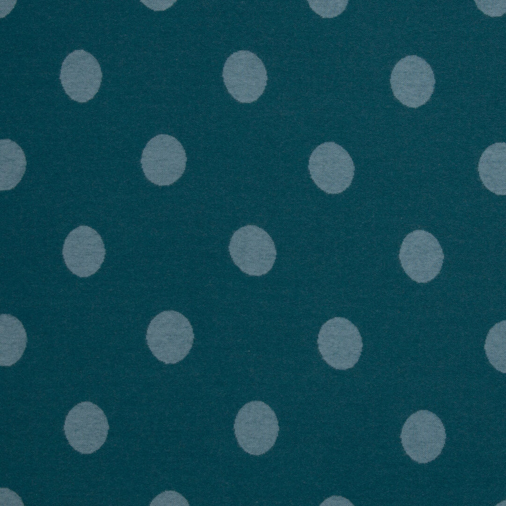Jacquard Jersey "Emily" Swafing - Tupfen provincial blue/gulf coast