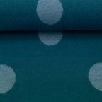Jacquard Jersey "Emily" Swafing - Tupfen provincial blue/gulf coast