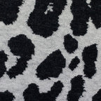 Jacquard Jersey "Emily" Swafing - Leo schwarz/naturweiß