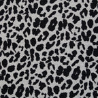 Jacquard Jersey "Emily" Swafing - Leo schwarz/naturweiß
