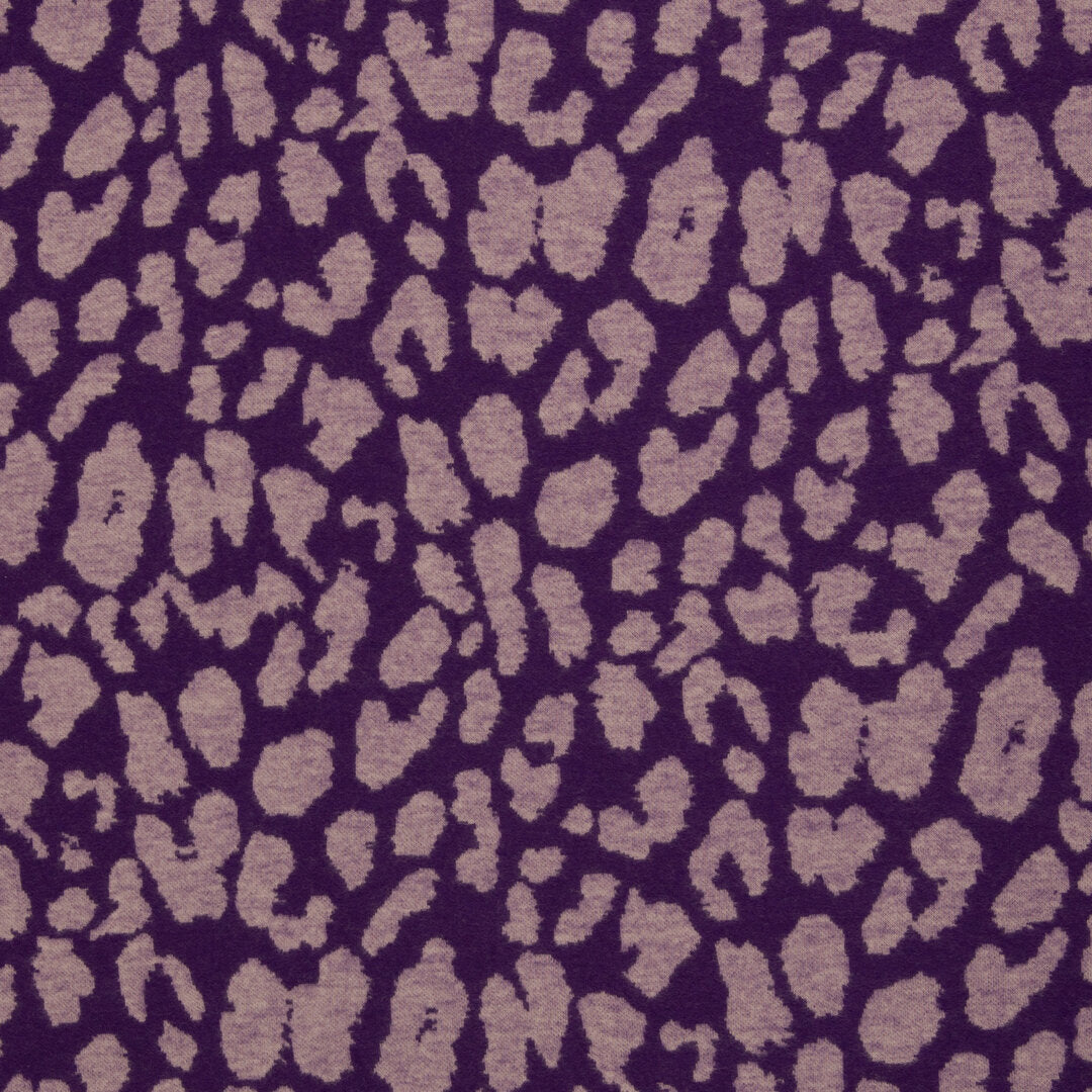 Jacquard Jersey "Emily" Swafing - Leo lavender frost/petunia
