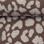 Jacquard Jersey "Emily" Swafing - Leo peppercorn/naturweiß