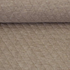 Rauten-Stepp Sweat "Anni" Swafing - sand meliert