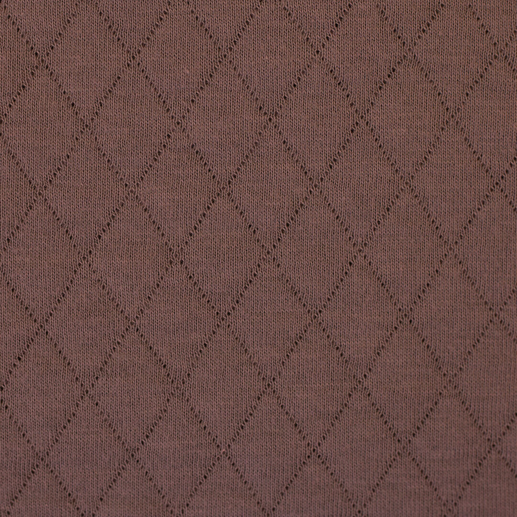 Rauten-Stepp Sweat "Anni" Swafing - mauve uni