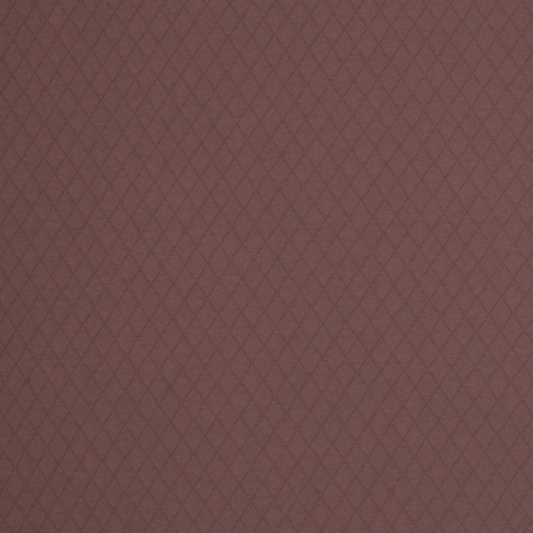 Rauten-Stepp Sweat "Anni" Swafing - mauve uni